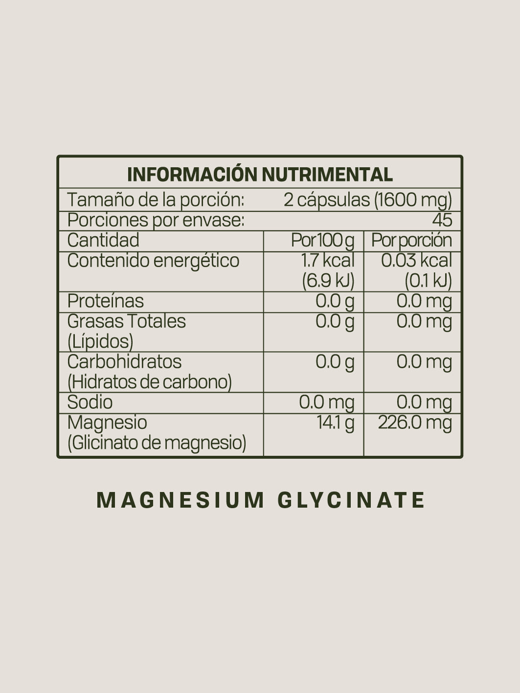 GLICINA + MAGNESIUM GLYCINATE | DÚO SUEÑO