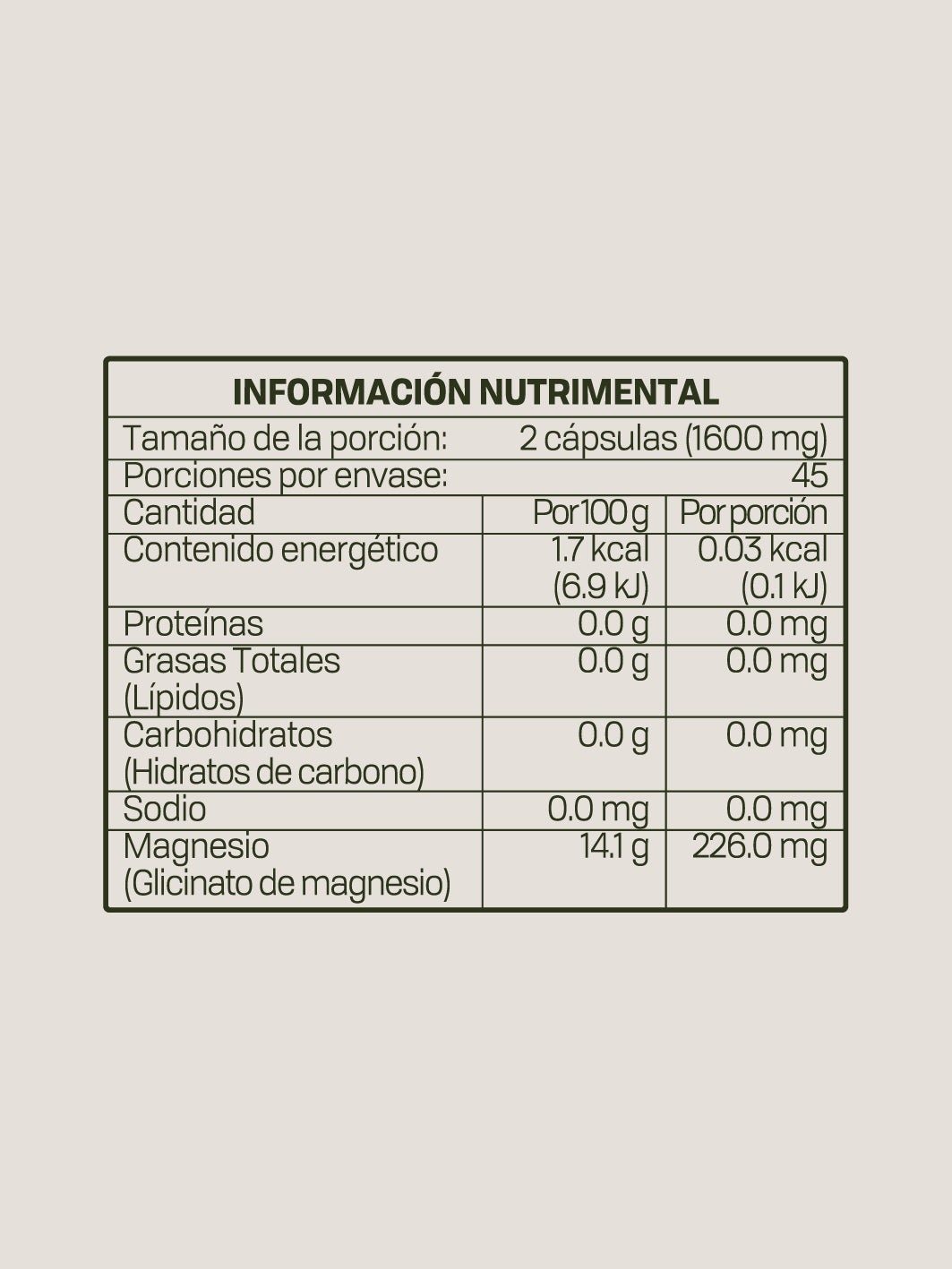 MAGNESIUM GLYCINATE